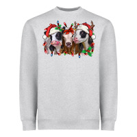Heather Grey funny christmas heifers Heavyweight Sweatshirt - Jasminsmagicworld