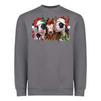 Funny Christmas Heifers Heavyweight Sweatshirt | Teevron