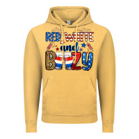 Vintage Mustard red white and boozy Vintage Hoodie - RanaPortraitStore