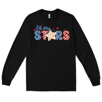 Black oh my stars Long Sleeve Tee - MaliasSmallBusiness