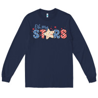 Navy oh my stars Long Sleeve Tee - MaliasSmallBusiness