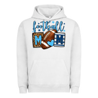 Pigment Lunar Rock Football mom blue team color  mother's day Urban Hoodie - HowdyJamesFarm