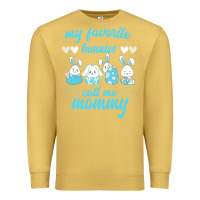 Antique Gold My Favorite Bunnies Call Me Mommy Premium Sweatshirt - Bettercallsaul