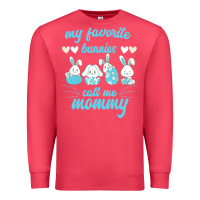 Cardinal My Favorite Bunnies Call Me Mommy Premium Sweatshirt - Bettercallsaul