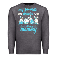 Charcoal Heather My Favorite Bunnies Call Me Mommy Premium Sweatshirt - Bettercallsaul