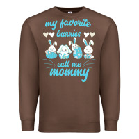 Chestnut My Favorite Bunnies Call Me Mommy Premium Sweatshirt - Bettercallsaul