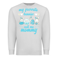 Dove Grey My Favorite Bunnies Call Me Mommy Premium Sweatshirt - Bettercallsaul