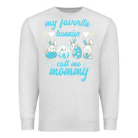 Oatmeal Heather My Favorite Bunnies Call Me Mommy Premium Sweatshirt - Bettercallsaul