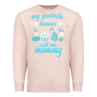 Pale Pink My Favorite Bunnies Call Me Mommy Premium Sweatshirt - Bettercallsaul