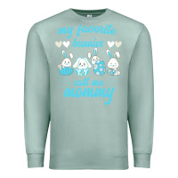 Seafoam My Favorite Bunnies Call Me Mommy Premium Sweatshirt - Bettercallsaul