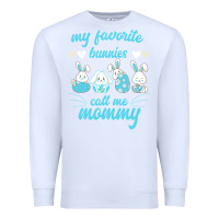 White My Favorite Bunnies Call Me Mommy Premium Sweatshirt - Bettercallsaul