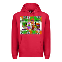 Cardinal Halloween Coffee Cups Premium Hoodie - texasbilliewilder