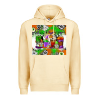 Pina Colada Halloween Coffee Cups Premium Hoodie - texasbilliewilder