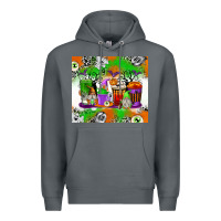 Rock Halloween Coffee Cups Premium Hoodie - texasbilliewilder