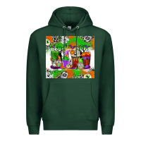 Sports Green Halloween Coffee Cups Premium Hoodie - texasbilliewilder
