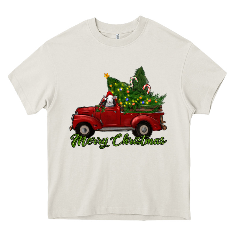 Merry Christmas Baby Sheep Trees With Truck Heavy Core Tee by RanaPortraitStore | Teevron