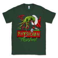 Sports Green christmas character hand physician assistant Classic Tee - NancyCooperArtShop