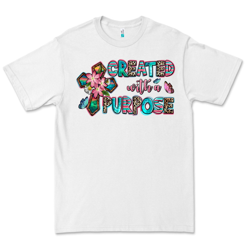 Created With A Purpose Premium Tee by AdoDesignShop | Teevron
