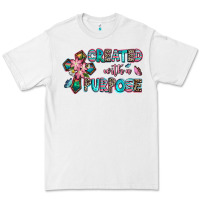 White created with a purpose Premium Tee - AdoDesignShop