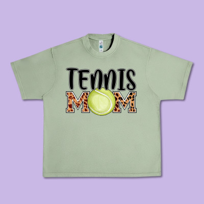 Tennis Mom Urban Heavy Tee Designed By Adodesignshop