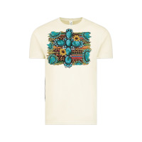 Vintage Arctic western gemstone cross sunflowers serape leopard glitter Vintage Tee - Artiststas