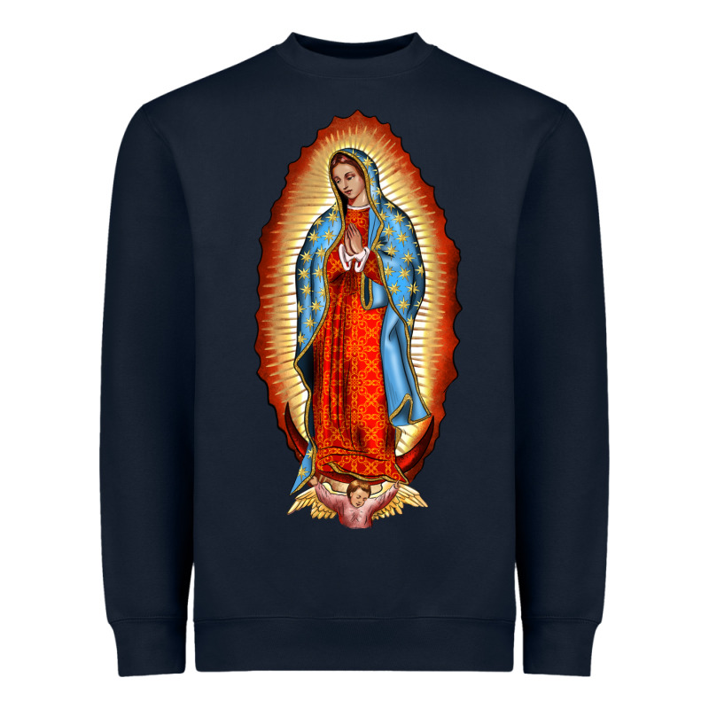Our New Lady Of Guadalupe Heavyweight Sweatshirt by BarkalooDesign | Teevron