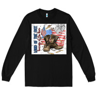 Black land of the free Long Sleeve Tee - MaliasSmallBusiness