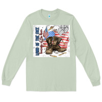 Matcha land of the free Long Sleeve Tee - MaliasSmallBusiness