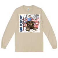 Mushroom land of the free Long Sleeve Tee - MaliasSmallBusiness