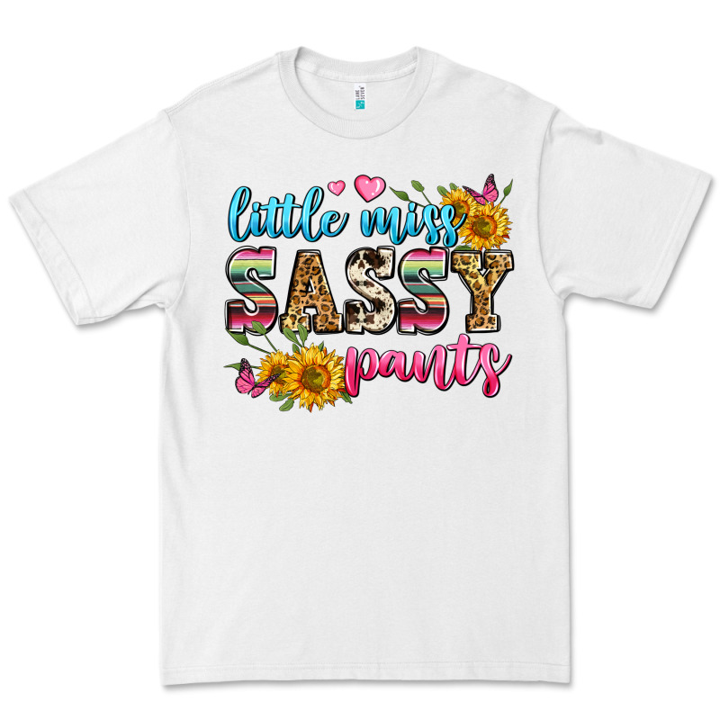 Western Little Miss Sassy Pants Premium Tee by Zillion Design Studio | Teevron