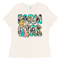 Bone farm girl Ladies Tee - Zillion Design Studio