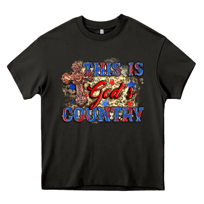This Is God's Country Heavy Core Tee by Zillion Design Studio | Teevron
