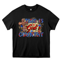 Black this is god's country Heavy Core Tee - Zillion Design Studio