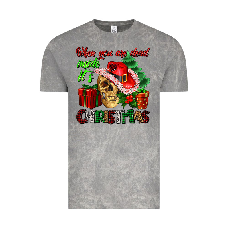 When You Are Dead Inside Its Christmas Vintage Tee by AdoDesignShop | Teevron
