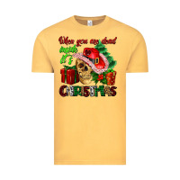 Vintage Mustard when you are dead inside its Christmas Vintage Tee - AdoDesignShop
