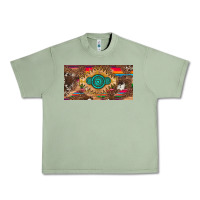 Oil Green western gemstone and leopard with serape licanse plate Urban Heavy Tee - Artiststas