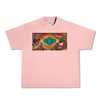 Salmon western gemstone and leopard with serape licanse plate Urban Heavy Tee - Artiststas