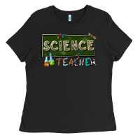 Black science teacher Ladies Tee - texasbilliewilder