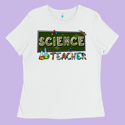 Science Teacher Ladies Tee Designed By Texasbilliewilder