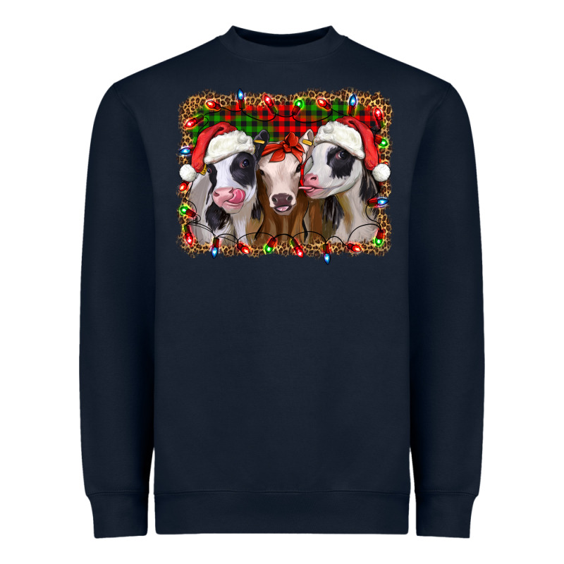 Christmas Heifers Heavyweight Sweatshirt by Jasminsmagicworld | Teevron