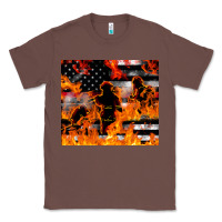 Chestnut firefighter thin red lin Classic Tee - LillyAllenDesigns