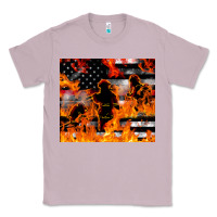 Lilac firefighter thin red lin Classic Tee - LillyAllenDesigns