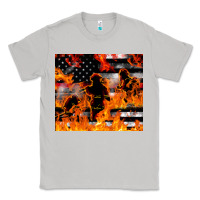 Moon Dust firefighter thin red lin Classic Tee - LillyAllenDesigns