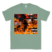Sage firefighter thin red lin Classic Tee - LillyAllenDesigns