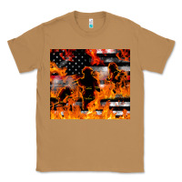 Toasted Coconut firefighter thin red lin Classic Tee - LillyAllenDesigns