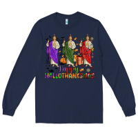 Navy san judas happy  hallothanksmas Long Sleeve Tee - JahusDesignShop