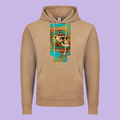 Dead Tired Fueled By Coffee 12 Oz Can Cooler  (slim) Vintage Hoodie Designed By Artiststas