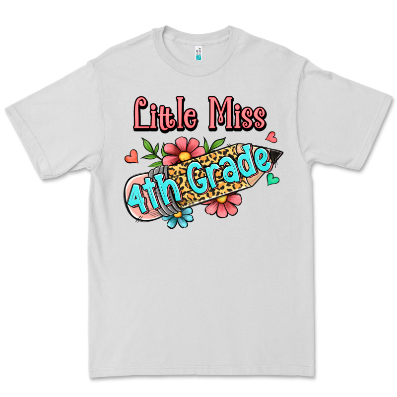 Little Miss Fourth Grade Premium Tee by RanaPortraitStore | Teevron
