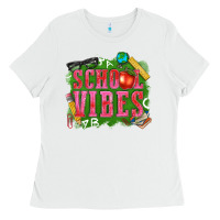 White school vibes Ladies Tee - texasbilliewilder