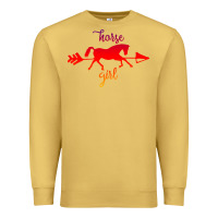 Antique Gold Horse Girl Premium Sweatshirt - Bettercallsaul